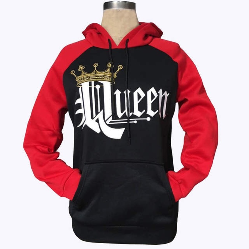Queen Red/Black Hoodie